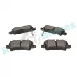 Jeu de 4 plaquettes de frein arrière RAP BRAKES R-P1200 - Visuel 3