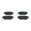 Jeu de 4 plaquettes de frein avant RAP BRAKES R-P1201 - Visuel 1