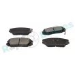 Jeu de 4 plaquettes de frein avant RAP BRAKES R-P1201 - Visuel 2