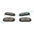 Jeu de 4 plaquettes de frein avant RAP BRAKES R-P1201 - Visuel 3