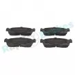 Jeu de 4 plaquettes de frein avant RAP BRAKES R-P1203 - Visuel 1