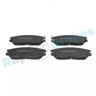 Jeu de 4 plaquettes de frein avant RAP BRAKES R-P1204