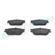 Jeu de 4 plaquettes de frein avant RAP BRAKES R-P1206 - Visuel 1