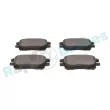 Jeu de 4 plaquettes de frein avant RAP BRAKES R-P1206 - Visuel 3