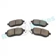 Jeu de 4 plaquettes de frein avant RAP BRAKES R-P1207 - Visuel 3