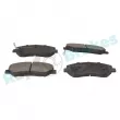 Jeu de 4 plaquettes de frein avant RAP BRAKES R-P1209 - Visuel 2