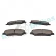 Jeu de 4 plaquettes de frein avant RAP BRAKES R-P1209 - Visuel 3
