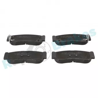 Jeu de 4 plaquettes de frein arrière RAP BRAKES R-P1210