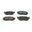 Jeu de 4 plaquettes de frein avant RAP BRAKES R-P1211 - Visuel 2