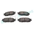 Jeu de 4 plaquettes de frein avant RAP BRAKES R-P1211 - Visuel 3