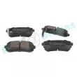 Jeu de 4 plaquettes de frein arrière RAP BRAKES R-P1212 - Visuel 2