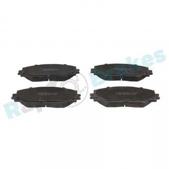 Jeu de 4 plaquettes de frein avant RAP BRAKES R-P1214