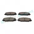Jeu de 4 plaquettes de frein avant RAP BRAKES R-P1214 - Visuel 3