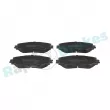 Jeu de 4 plaquettes de frein avant RAP BRAKES R-P1215 - Visuel 1