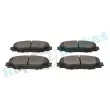 Jeu de 4 plaquettes de frein avant RAP BRAKES R-P1215 - Visuel 3