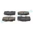 Jeu de 4 plaquettes de frein avant RAP BRAKES R-P1218 - Visuel 2