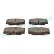 Jeu de 4 plaquettes de frein avant RAP BRAKES R-P1218 - Visuel 3