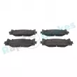 Jeu de 4 plaquettes de frein avant RAP BRAKES R-P1219 - Visuel 1
