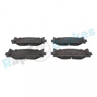 Jeu de 4 plaquettes de frein avant RAP BRAKES R-P1219