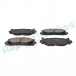 Jeu de 4 plaquettes de frein avant RAP BRAKES R-P1219 - Visuel 2