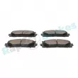 Jeu de 4 plaquettes de frein avant RAP BRAKES R-P1219 - Visuel 3