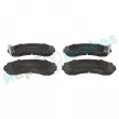 Jeu de 4 plaquettes de frein avant RAP BRAKES R-P1224 - Visuel 1