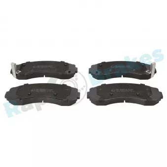 Jeu de 4 plaquettes de frein avant RAP BRAKES R-P1224