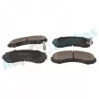 Jeu de 4 plaquettes de frein avant RAP BRAKES R-P1224 - Visuel 2