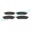 Jeu de 4 plaquettes de frein avant RAP BRAKES R-P1225 - Visuel 1