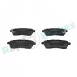 Jeu de 4 plaquettes de frein avant RAP BRAKES R-P1227 - Visuel 1