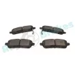 Jeu de 4 plaquettes de frein avant RAP BRAKES R-P1227 - Visuel 3