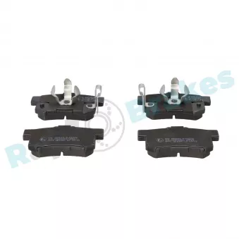 Jeu de 4 plaquettes de frein arrière RAP BRAKES R-P1228