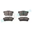 Jeu de 4 plaquettes de frein arrière RAP BRAKES R-P1228 - Visuel 3