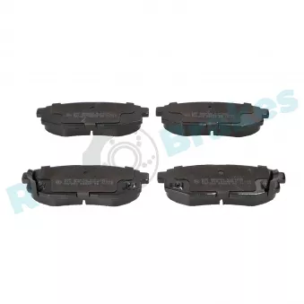 Jeu de 4 plaquettes de frein arrière RAP BRAKES R-P1232