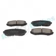 Jeu de 4 plaquettes de frein avant RAP BRAKES R-P1233 - Visuel 2