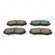 Jeu de 4 plaquettes de frein avant RAP BRAKES R-P1233 - Visuel 3