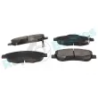 Jeu de 4 plaquettes de frein avant RAP BRAKES R-P1234 - Visuel 2