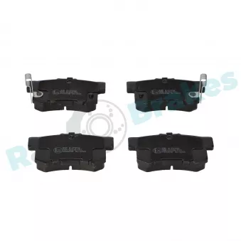 Jeu de 4 plaquettes de frein arrière RAP BRAKES R-P1236