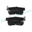Jeu de 4 plaquettes de frein arrière RAP BRAKES R-P1236 - Visuel 3