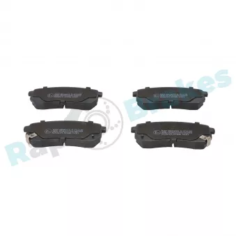 Jeu de 4 plaquettes de frein arrière RAP BRAKES R-P1238