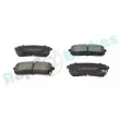 Jeu de 4 plaquettes de frein arrière RAP BRAKES R-P1238 - Visuel 2