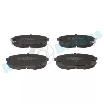 Jeu de 4 plaquettes de frein avant RAP BRAKES R-P1239