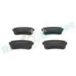 Jeu de 4 plaquettes de frein arrière RAP BRAKES R-P1240 - Visuel 1