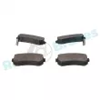 Jeu de 4 plaquettes de frein arrière RAP BRAKES R-P1240 - Visuel 3