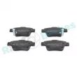 Jeu de 4 plaquettes de frein avant RAP BRAKES R-P1244 - Visuel 1