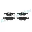 Jeu de 4 plaquettes de frein avant RAP BRAKES R-P1245 - Visuel 1