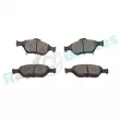 Jeu de 4 plaquettes de frein avant RAP BRAKES R-P1245 - Visuel 3
