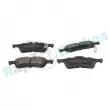 Jeu de 4 plaquettes de frein arrière RAP BRAKES R-P1246 - Visuel 2