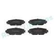 Jeu de 4 plaquettes de frein avant RAP BRAKES R-P1247 - Visuel 1