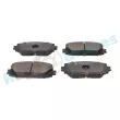 Jeu de 4 plaquettes de frein avant RAP BRAKES R-P1248 - Visuel 2